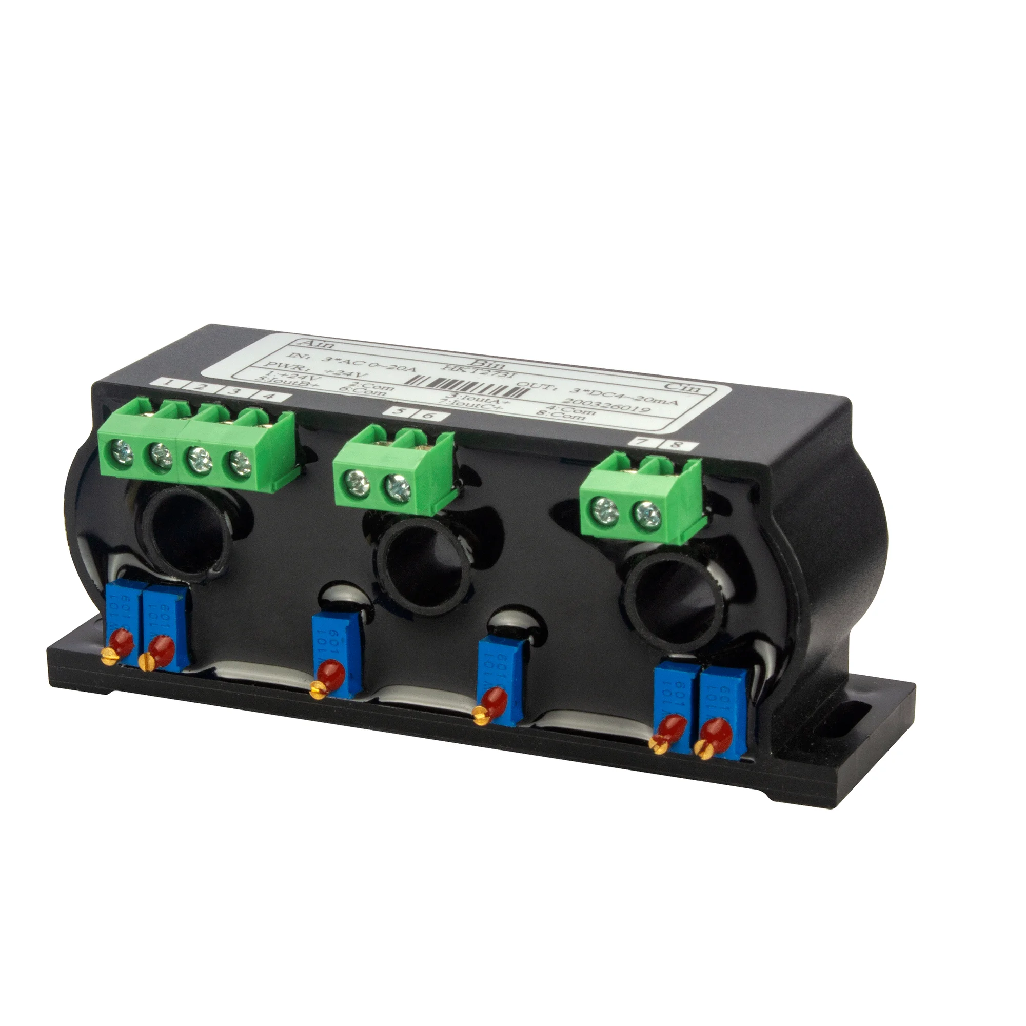 

0-500A 3 Phase AC Current Transmitter to 4-20mA 0-10V 0-5V RS485 Hall Current Sensor Transducer 0-50A 0-100A 0-200A 0-500A