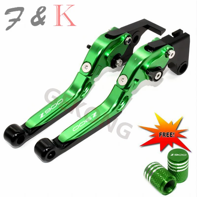 شعار Z900 مناسب لـ Z 900 z900 z 900 2017-2024 2025 ملحقات جديدة للدراجات النارية باستخدام الحاسب الآلي قابلة للطي عتلات دواسة فرامل قابلة للتمديد