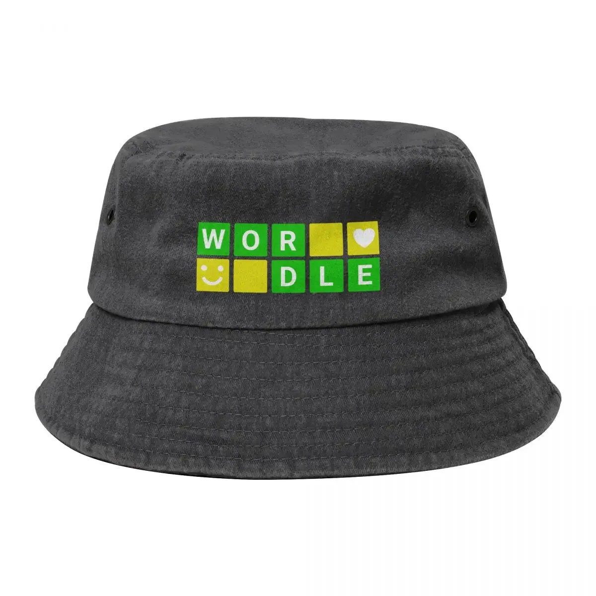 Wordle Word Game Words Bucket Hat Sunscreen Streetwear Big Size Hat Women's Hats Men's