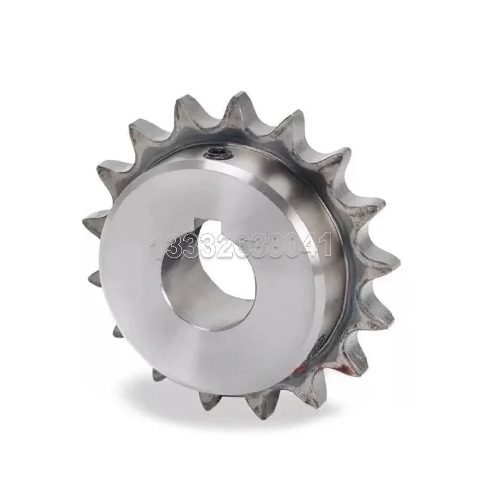 1pc 06B Sprocket Wheel 10-25 Teeth 45# Steel Keyway Bore 10-32mm Single Row Roller Chain Sprocket for Industrial Transmission