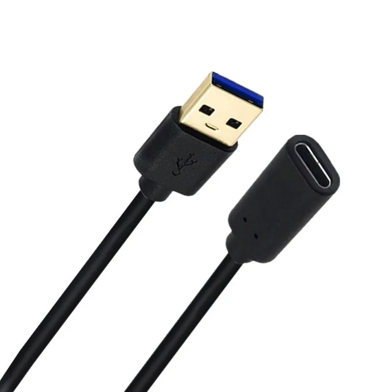 

Gold-Plated Data Cable with 5Gbps Ttype-C to USB 3.1 Male to Type-C Female - Enhanced Speed