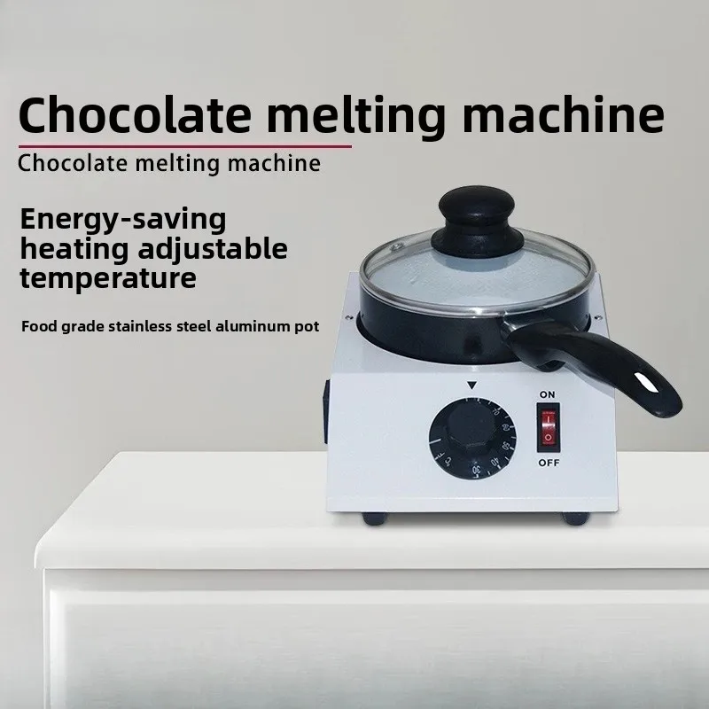 Dessert shop single head chocolate hot melt machine, electric heater chocolate