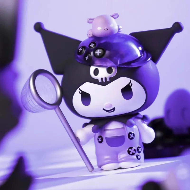 Sanrio Blind Box Kawaii Kuromi Pop Action Figure Weerwolven van Miller's Hollow Series Magic Kuromi Model Auto Ornamenten