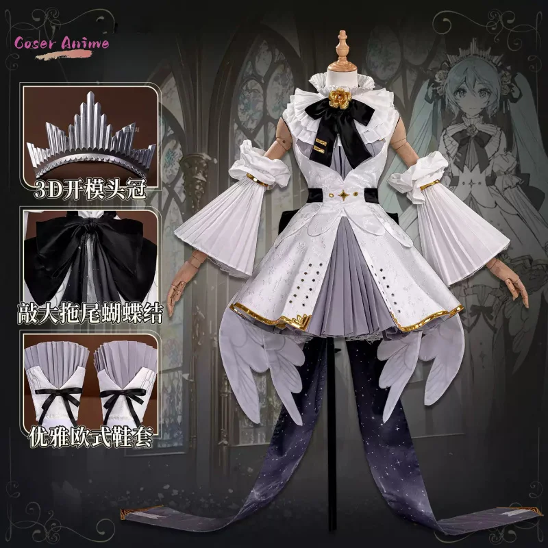 

Игровой проект Sekai Colorful Stage! Хацунэ Косплей Костюм Униформа Хэллоуин Вечеринка для Женщин Мужчин Карнавальный Реквизит