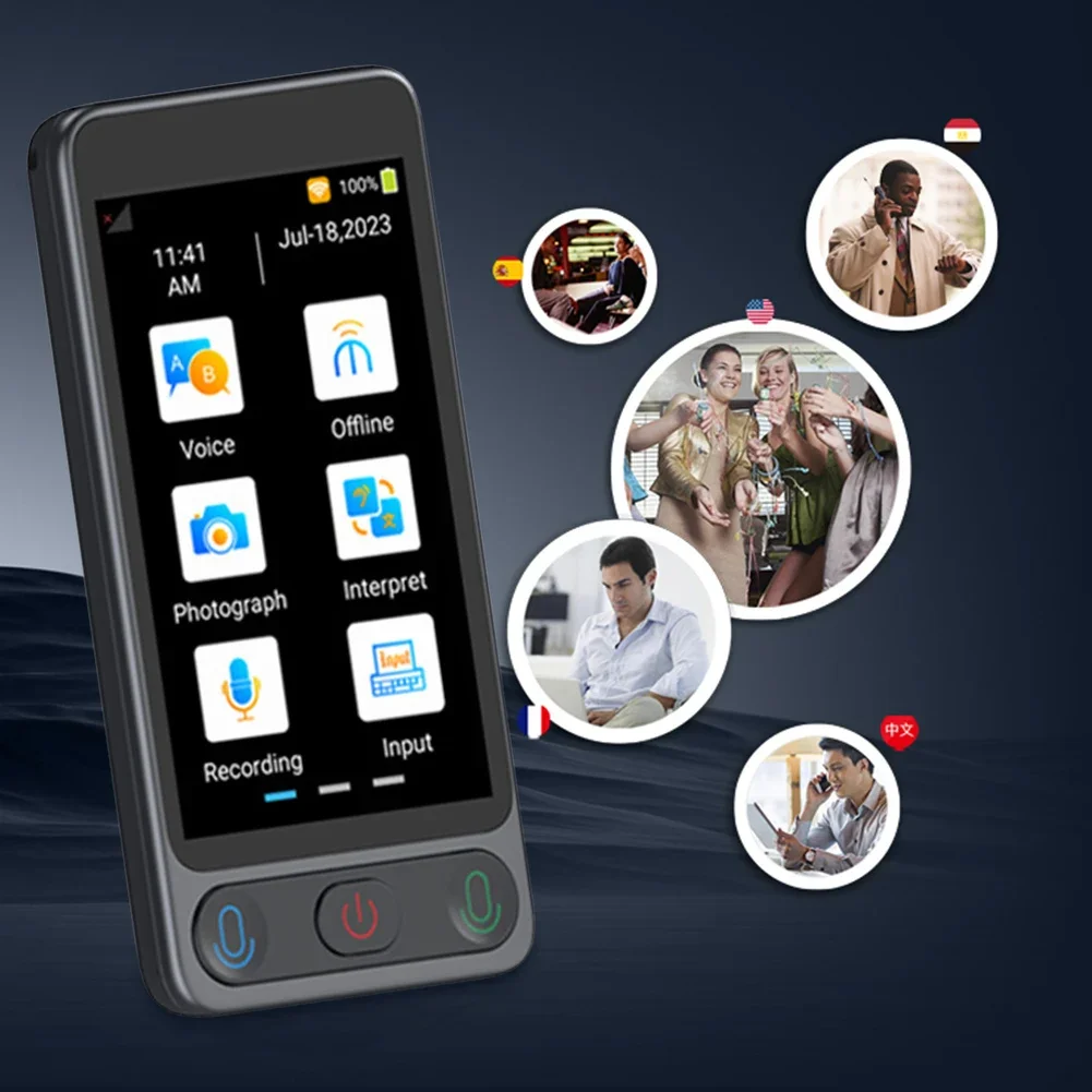 New Arrival  D10 Portable Language Translator 138 Language  Online 19 Offline Recording Photo Translation Ai Smart Translator