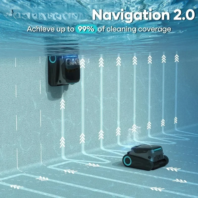 Scuba S1 Pro Akku-Roboter-Pool reiniger, 2024 automatischer Pools taub sauger mit horizontaler Wasserlinie reinigung, intelligente Navigation