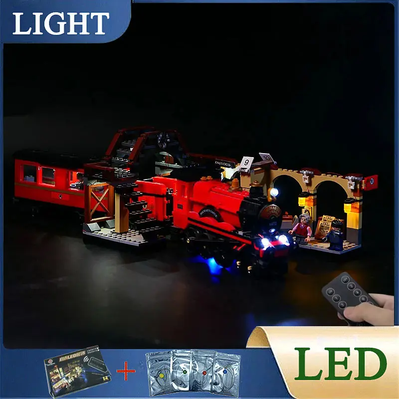 RC DIY LED Light Kit For LEGO 75955 Express Train Building Blocks Set ( Only LED Light,Without Blocks Model)