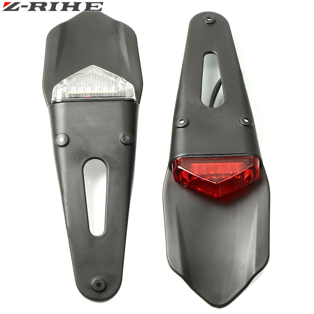 

12LED Motorcycle Tail Light Motorbike Turn Signals Rear Fender Blinker Stop Signal Break Indicator Lamp For CR EXC WRF