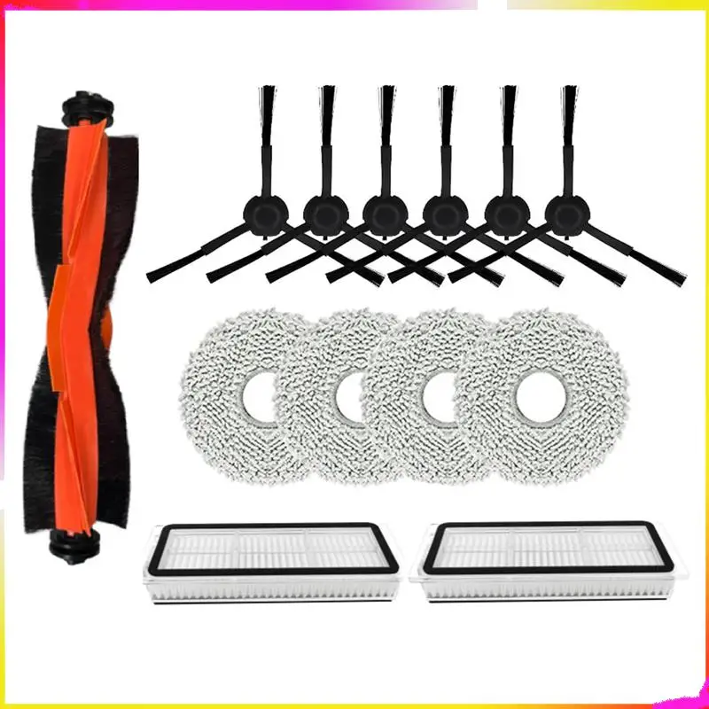 M04K 1 Set Main Side Brush Filter Mop Parts Accessories For Dreame X20 Pro/X20 Pro Plus Robot Vacuum Cleaner Replacement Spare P