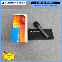 Original Sennheiser E835 No Switch Home Recording Dynamic Vocal Wired Microphone for Live Streaming Karaoke & Social Audio