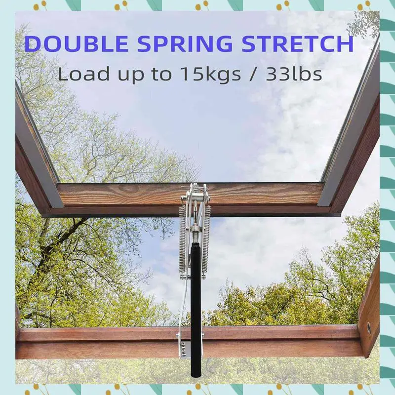 

A71P 3X Greenhouse Double Spring Automatic Window Opener Solar Heat Sensitive Garden Vent Agricultural Tools