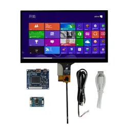 9 inç 1024*600 ekran LCD monitör sürücü kontrol panosu sayısallaştırıcı dokunmatik ekran HDMI-turuncu ahududu Pi için uyumlu
