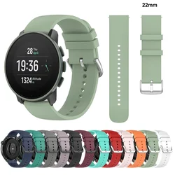 Sport Silicone Band Strap for Suunto 9 Peak/suunto 9 Peak Pro/suunto 5 Peak 22mm Strap Replacement Accessories for suunto 9 peak