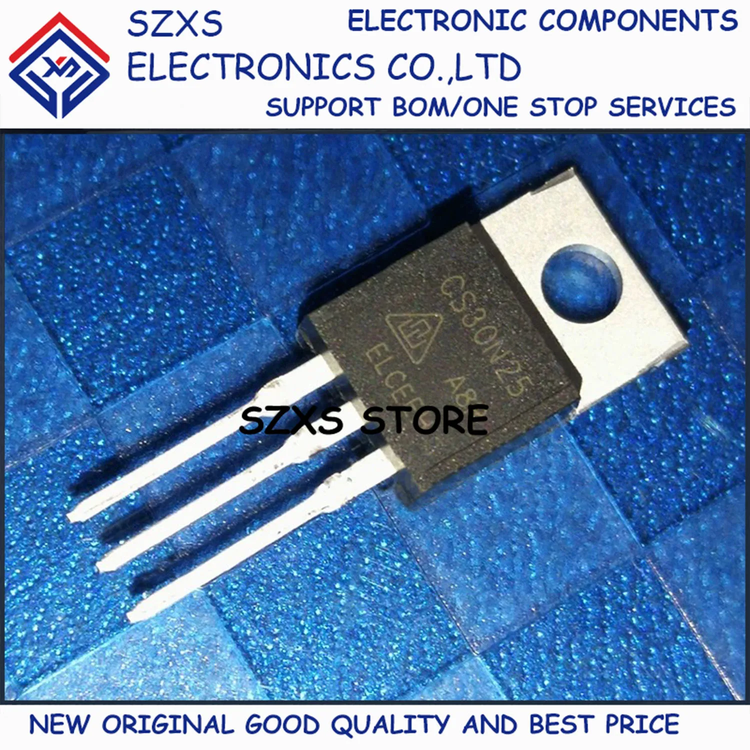 

New Original 10Pcs CS30N25 CS30N25A8R TO-220 250V 30A MOSFET Field Effect Transistor In Stock Electronic Components Good Quality