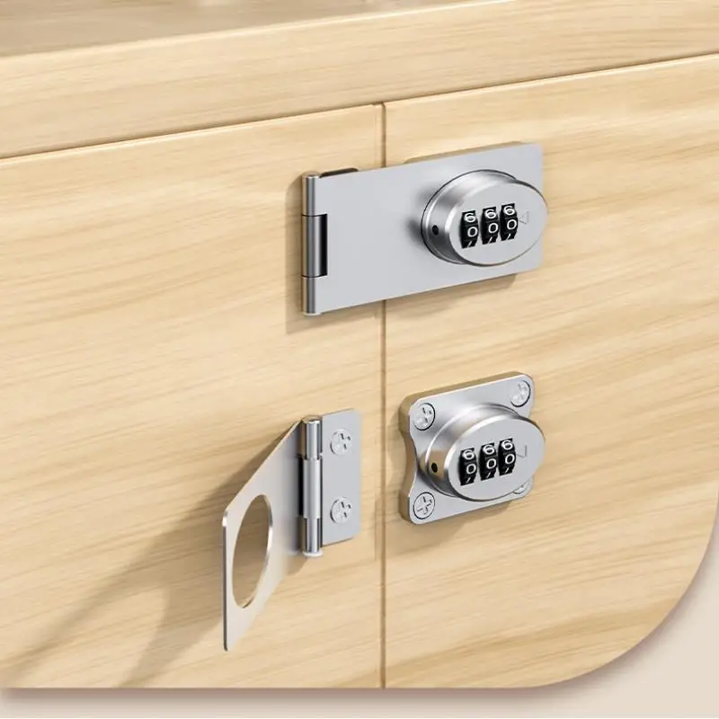 

Комбинированный замок для ящиков, многофункциональный замок для защиты детей, механический кодовый замок для ящиков и шкафов