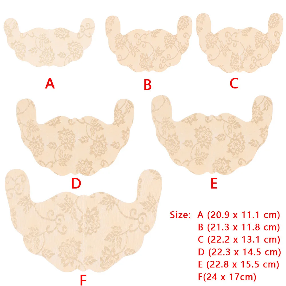 4pcs/set Women Self Adhesive Bra Strapless Invisible Breast Lift Tape Lace Stick Bra Pads Plus Size underwear accessories  ﻿ image 4