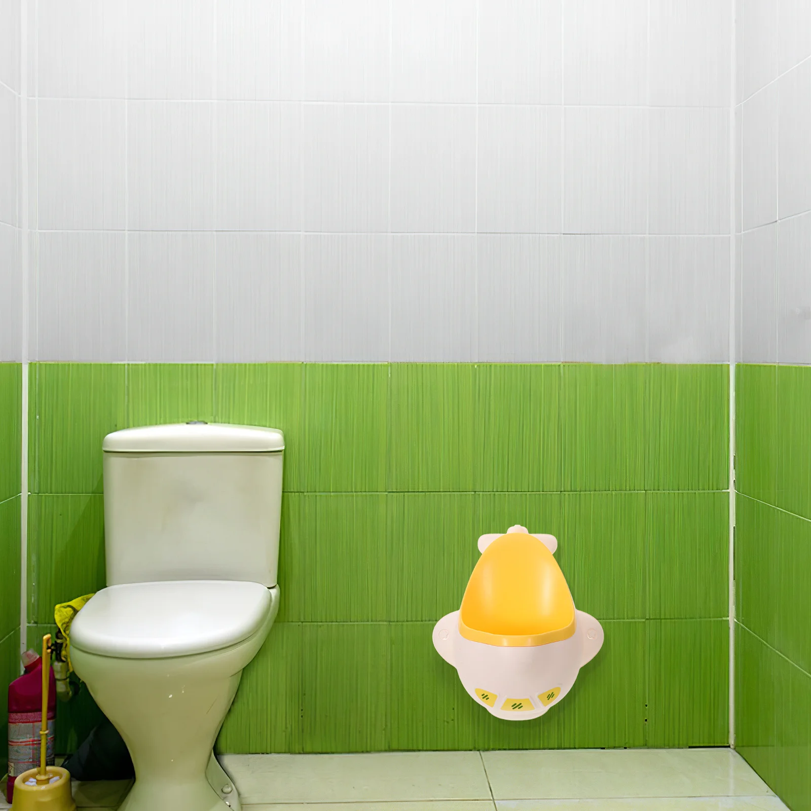 أطفال قعادة التدريب مبولة للبنين طفل رضيع المرحاض المدرب الكرتون تصميم المضادة للانزلاق سعة كبيرة البلاستيك مبولة ل #2