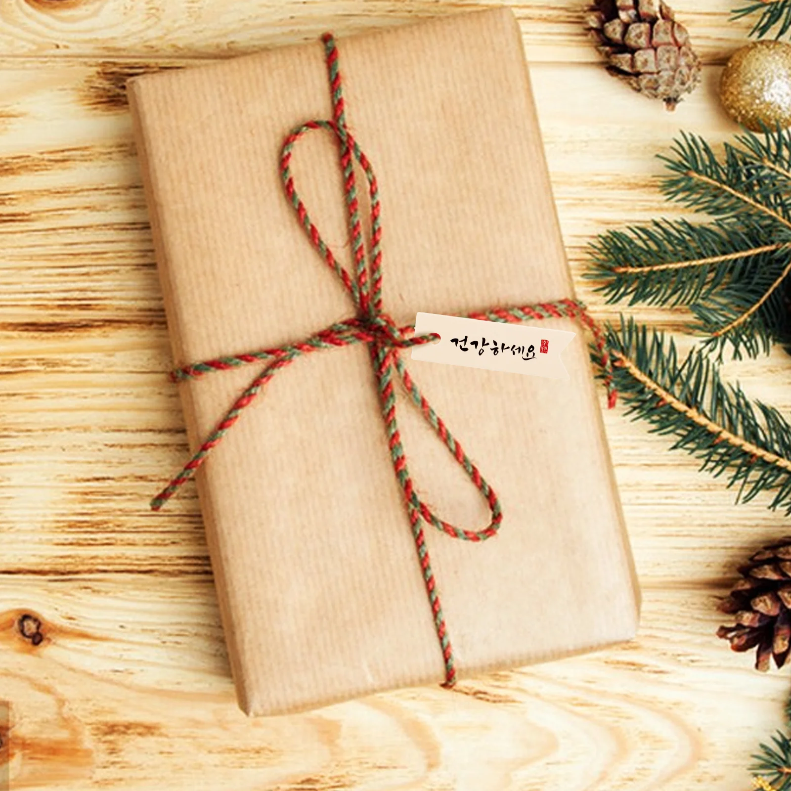 100 Stück koreanische Segenskarten zum Selbermachen, Geschenkverpackungsetiketten, kreative Geschenkverpackung, dekorative Mehrzweck-Verpackungsetiketten, Festivalkarten