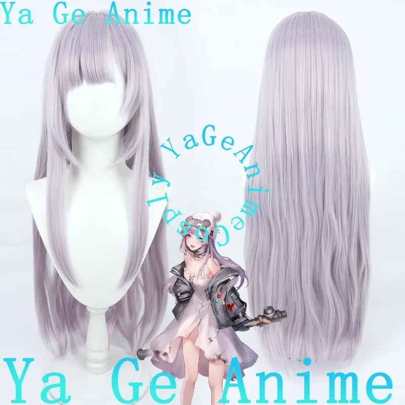 

Game Endless Lost Haira Cosplay Wig Simulation Scalp Pink Purple Micro Curl Long Hair Halloween Party Costume Prop Wig