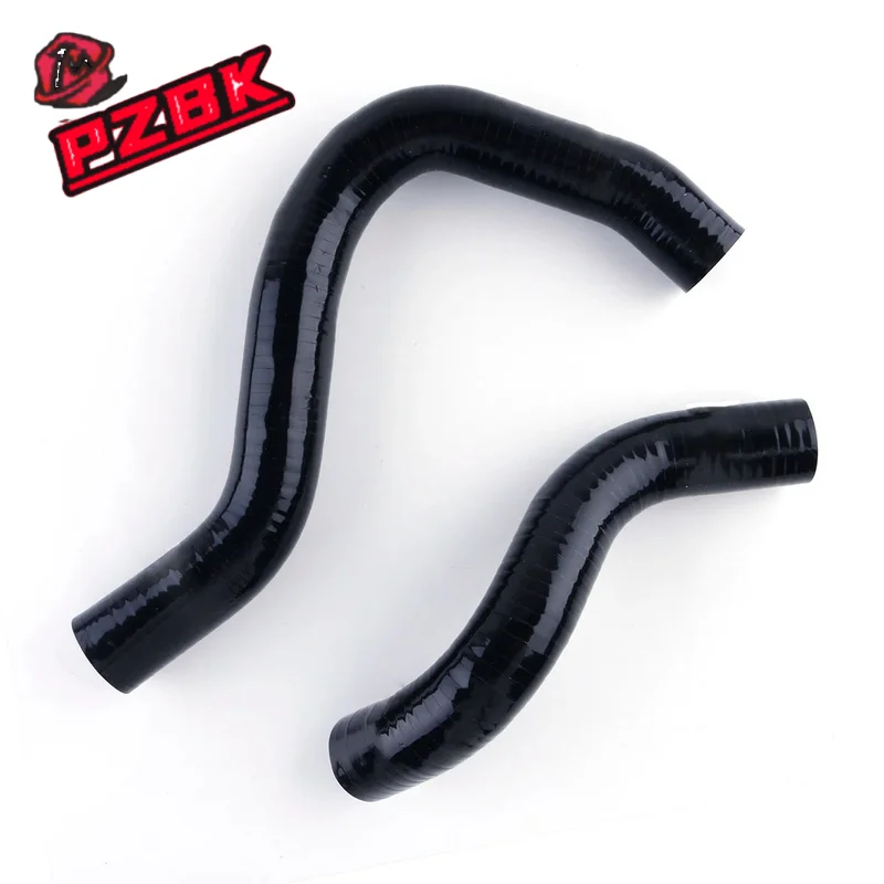 2PCS For 2002-2005 Honda Civic Si Type-R EP3 K20A Silicone Radiator Coolant Hose Pipe