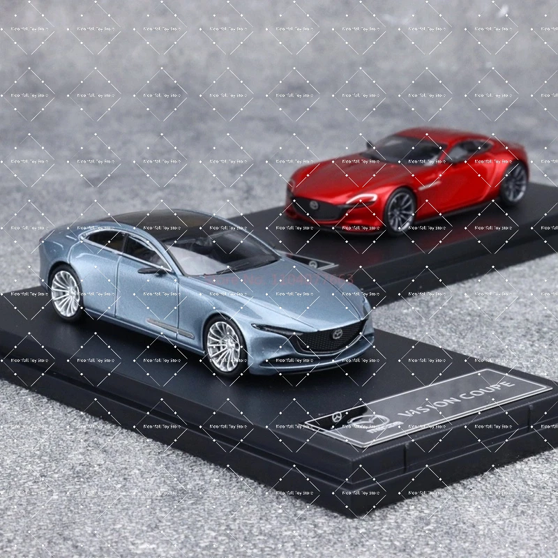 

Модель носорога 1:64 Mazda RX-VISION GT3 Concept Alloy VISION COUPE Vision Coupe Модель Коллекционная японская будущая машина Детские игрушки