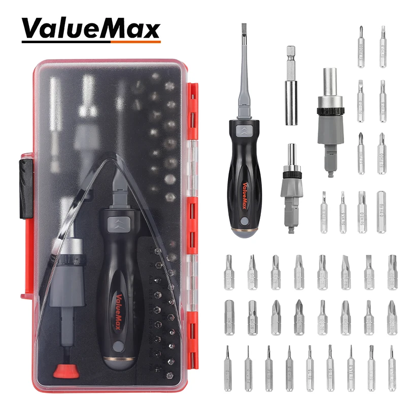 VALUEMAX Multi-function Screwdriver Set Precision Magnetic Bits  Screw Driver Set for Phone Laptop Repair Disassembly Tool