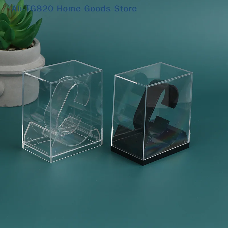 

[TG820]Plastic Watch Display Storage Holder Transparent Case Smart Watch Protective Box Watch Jewelry Storage Box