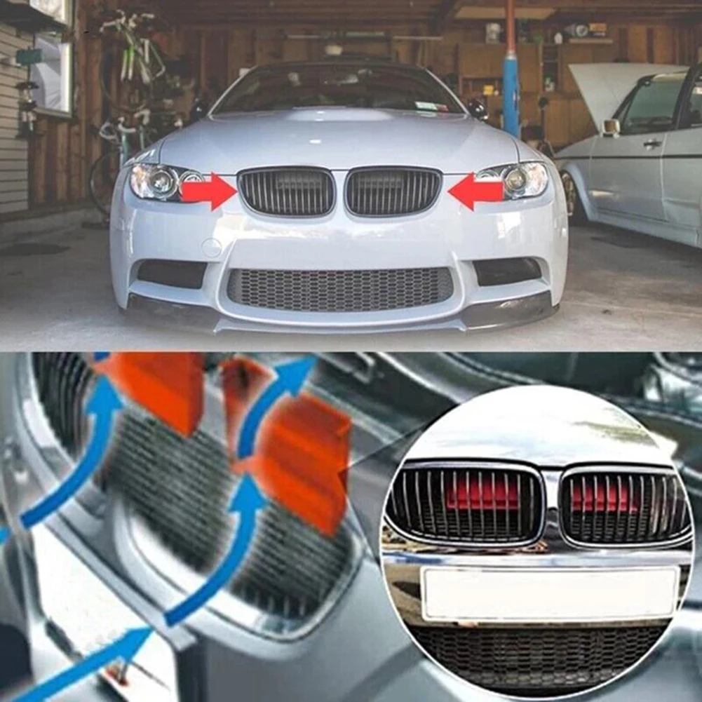 Upgrade Your For BMW E90 E91 E92 E93 316d 318i 320i 335i M3's Performance and Appearance with Red Air Intake Scoop