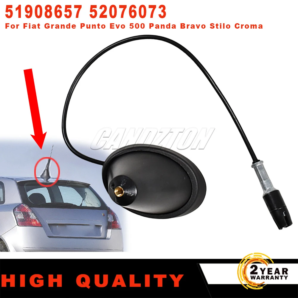 

New Roof Antenna Base ABS Plastic Holder 51908657 52076073 For Fiat Grande Punto Evo 500 Panda Bravo Stilo Croma Car Accessories