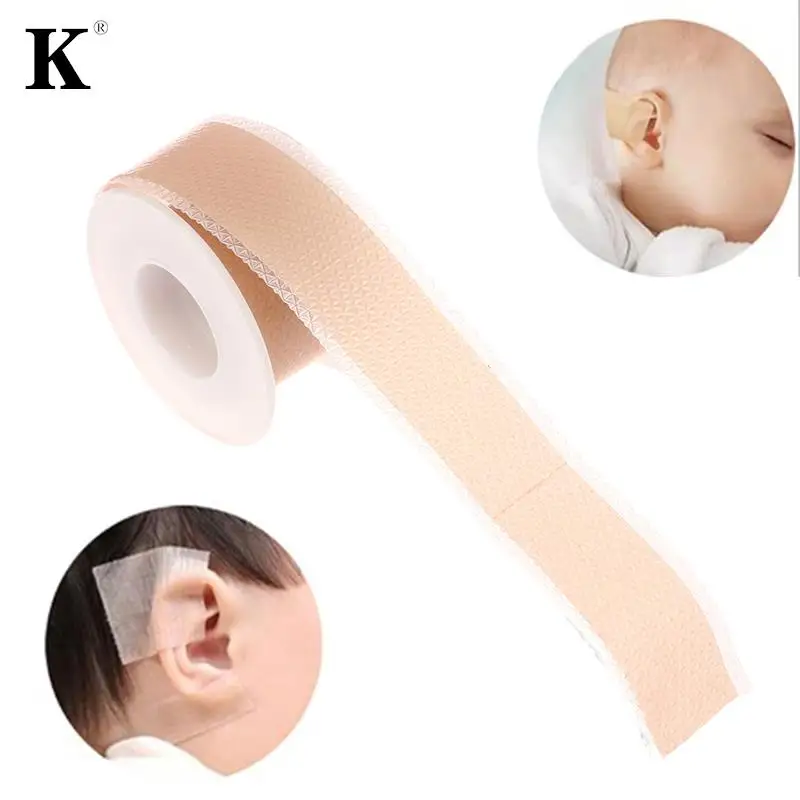 1 rotolo Baby Ear Corrector correzione delle orecchie sporgenti infantili 4x50cm Silicone Kids Ear correttori estetici Patch Sticker cura