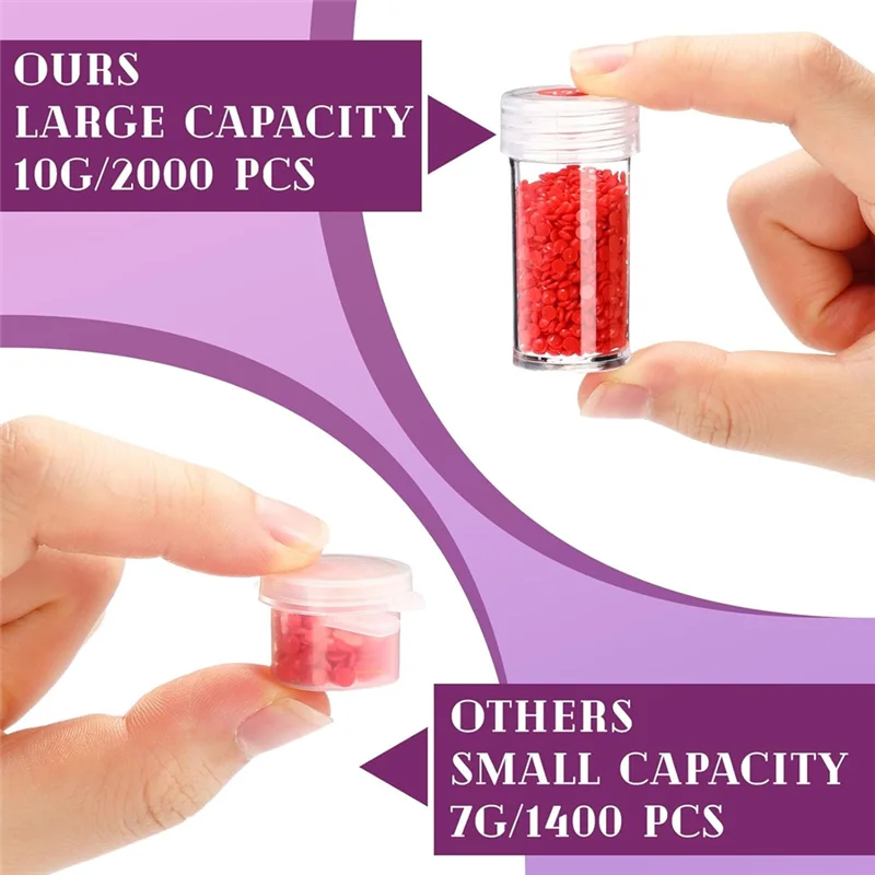 D 다이아몬드 페인팅 보관 상자, 60 그리드 페르시 보관 상자, 다이아몬드 아트-POS 용 라벨이있는 다이아몬드 아트 액세서리 보관 상자