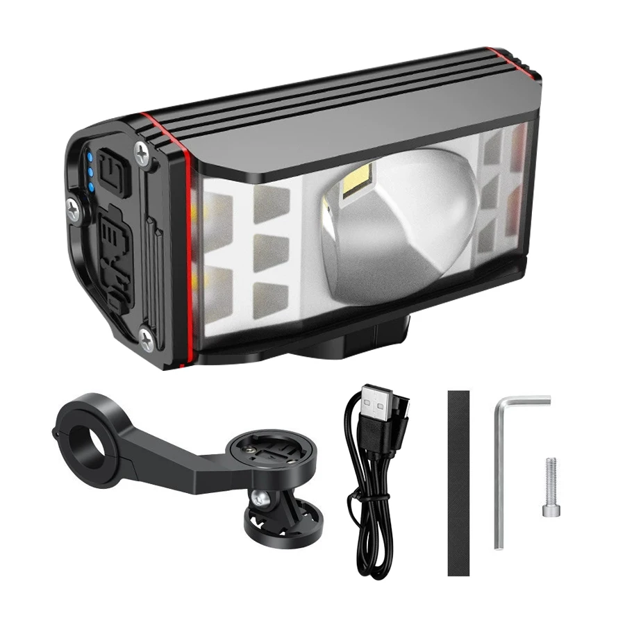 AliExpress xiviio 2026 NEW 990000LM USB Rechargeable Bike Light Bike Headlight Power Bank Flashlight MTB Road Cycling Lamp Front Light Waterproof