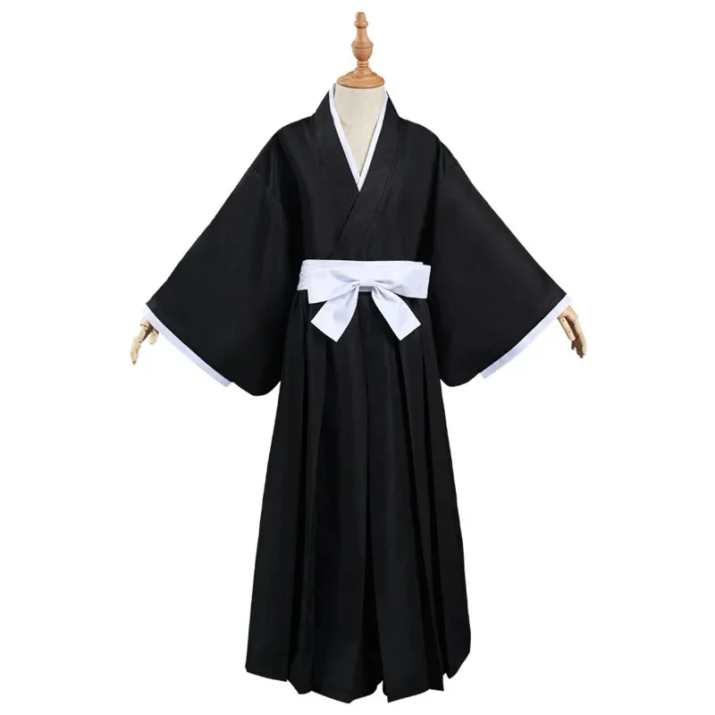 Silisili AAdult Bambini Bambino Candeggina Kurosaki ichigo/Kuchiki Rukia/Hitsugaya Toushirou Diepa Costume Cosplay Kimono Hal 2025 ☆   Nuovo