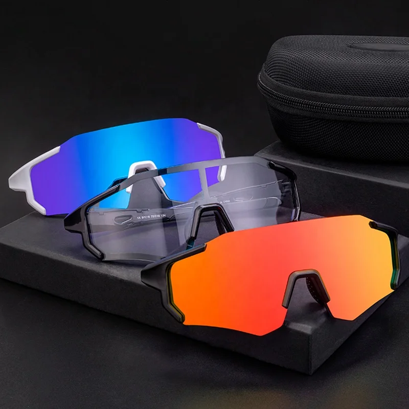 Outdoor Sports Bicycle Goggles Bicycle Eyewear Cycling Goggles Hot Sale Photochromic Sports Glasses