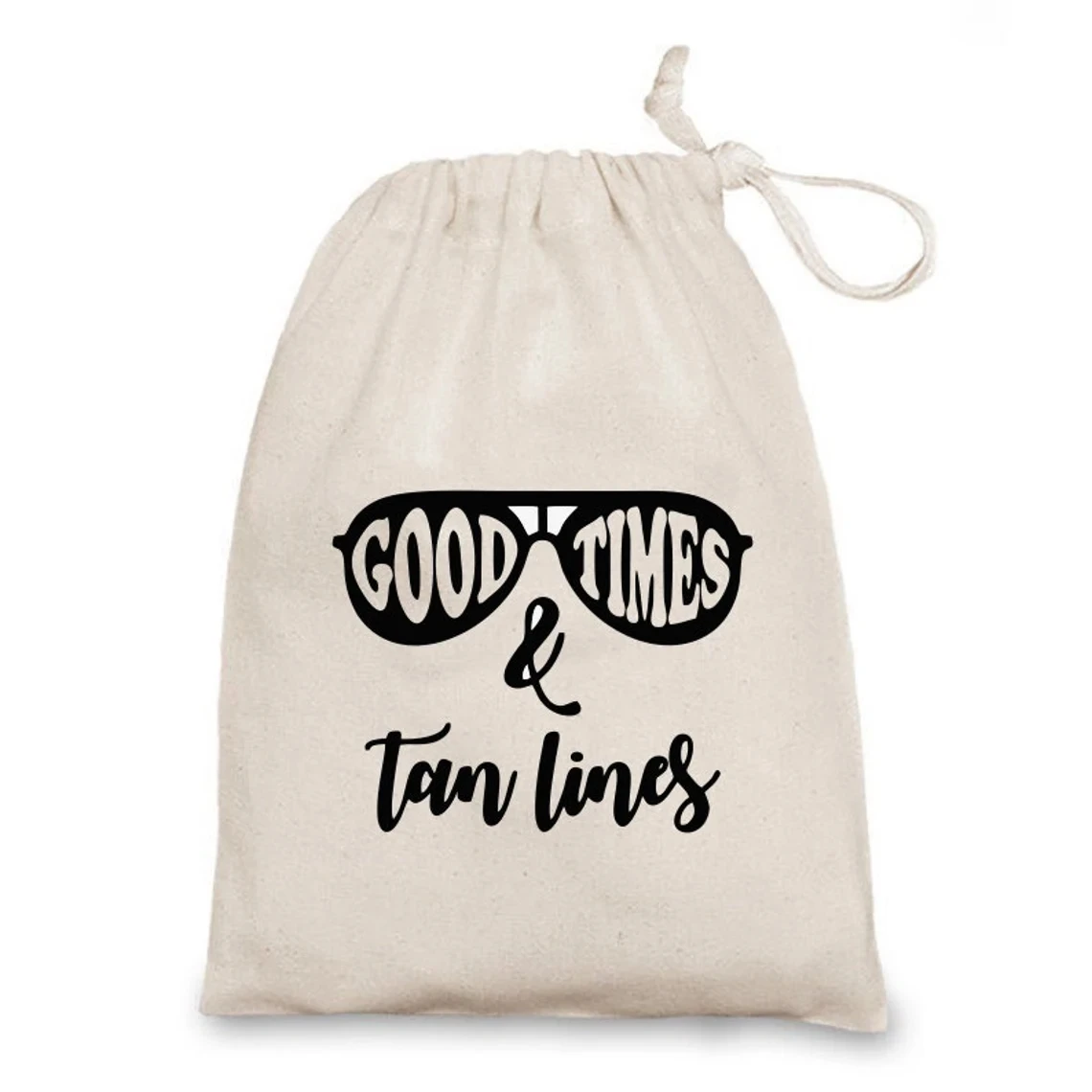 20 Pcs Good times and tan lines bags-Bachelorette Party Favor Bags-Bachelorette Hangover Kits-Customized Recovery Kits-Beach Bac