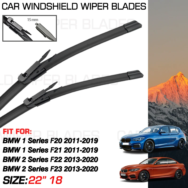 

Auto Front Wiper Blades For BMW 1 Series F20 F21 Hatchback 118i 2011-2019 BMW 2 Series F22 F23 2013-2020 Car Accessorie 24''19''