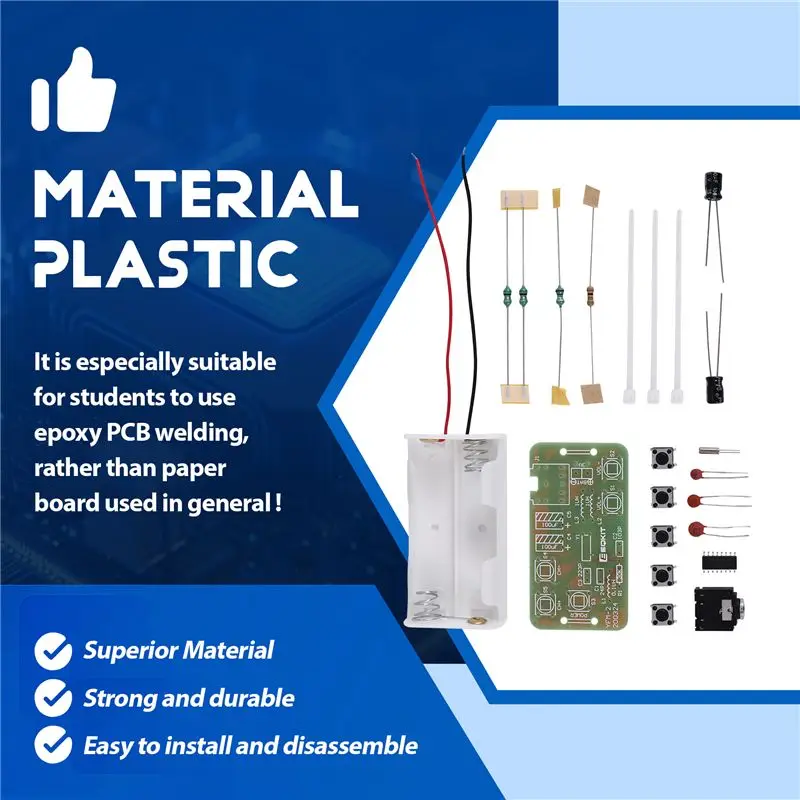 B04C-76Mhz-108Mhz Stereo FM Radio Receiver Module FM DIY Electronic Soldering Kit Circuit PCB Board Solder Practice Project