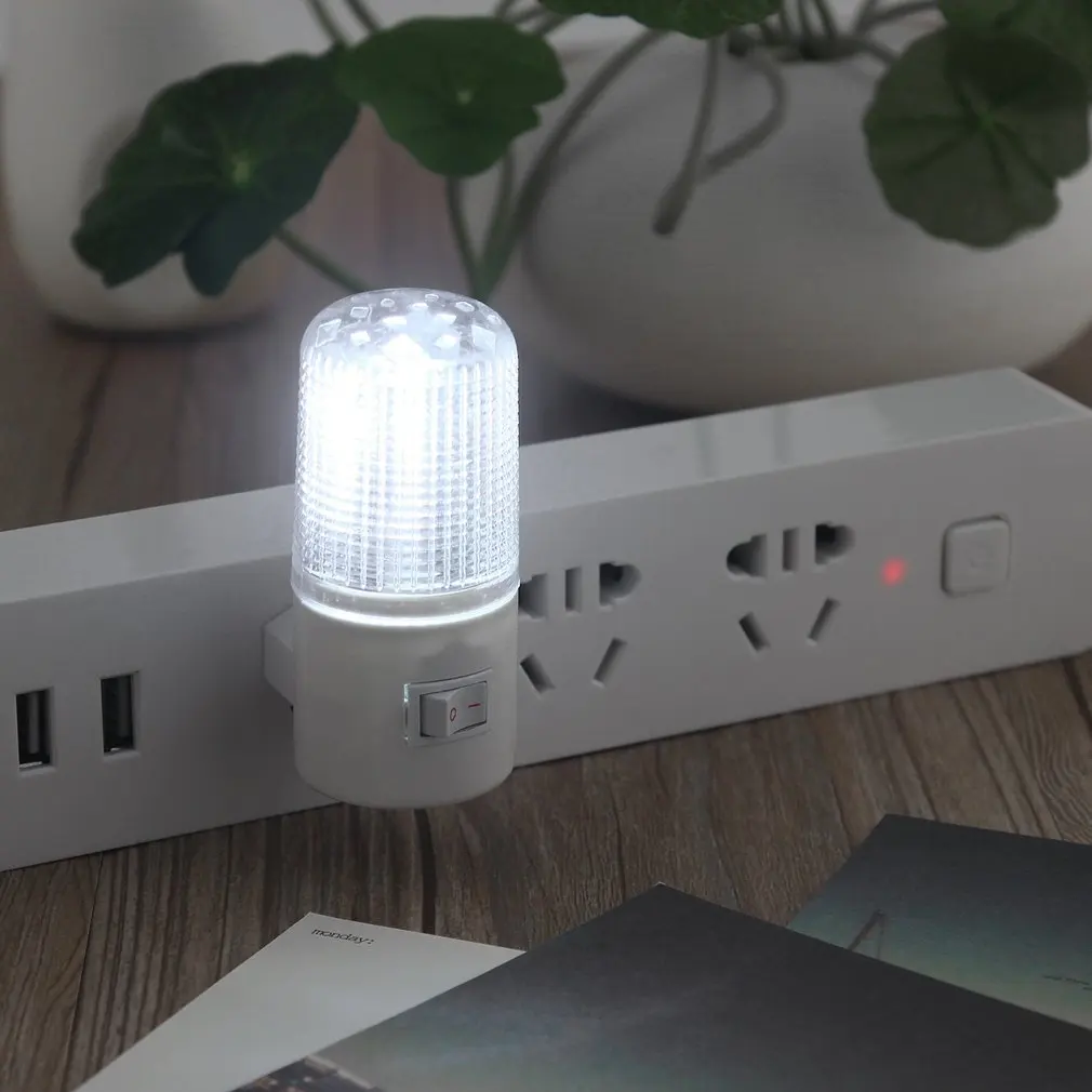 1 pz LED Night Light lampada di emergenza lampada da parete a LED EU US Night Light per soggiorno bambini camera da letto comodino armadio corridoio