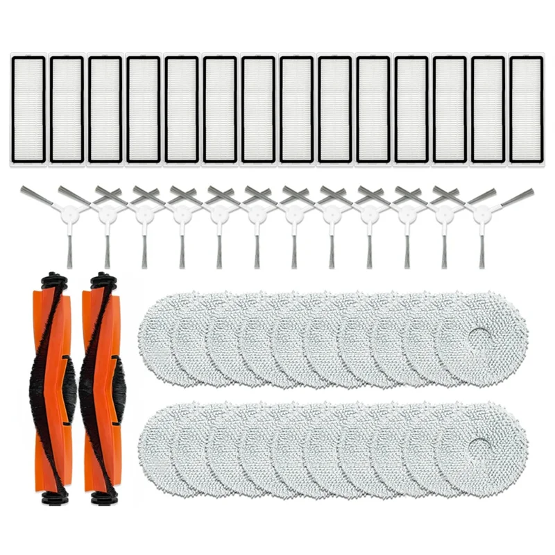 Voor Xiaomi Mijia Omni 2 C102CN, B101CN, B116, BB116CN, X10 +, X20 + Plus Onderdelen Belangrijkste Zijborstel Filter Mop Doek Onderdelen-A58E