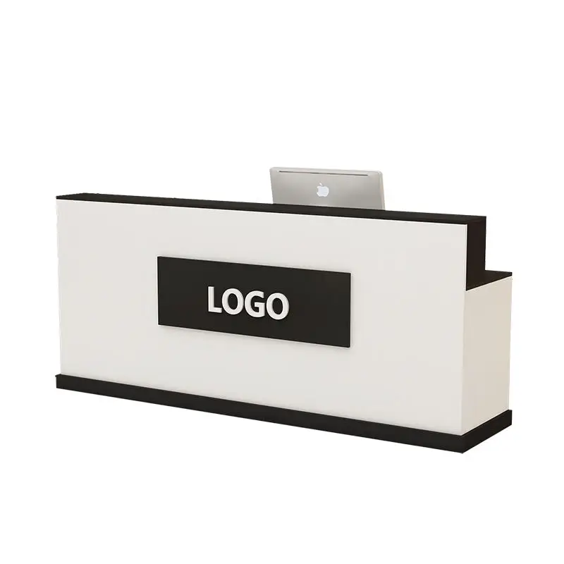 *Modern Reception Desk Counter for Home Office Beauty Salon Retail Checkout Hotel Hospital-Versatile & Stylish