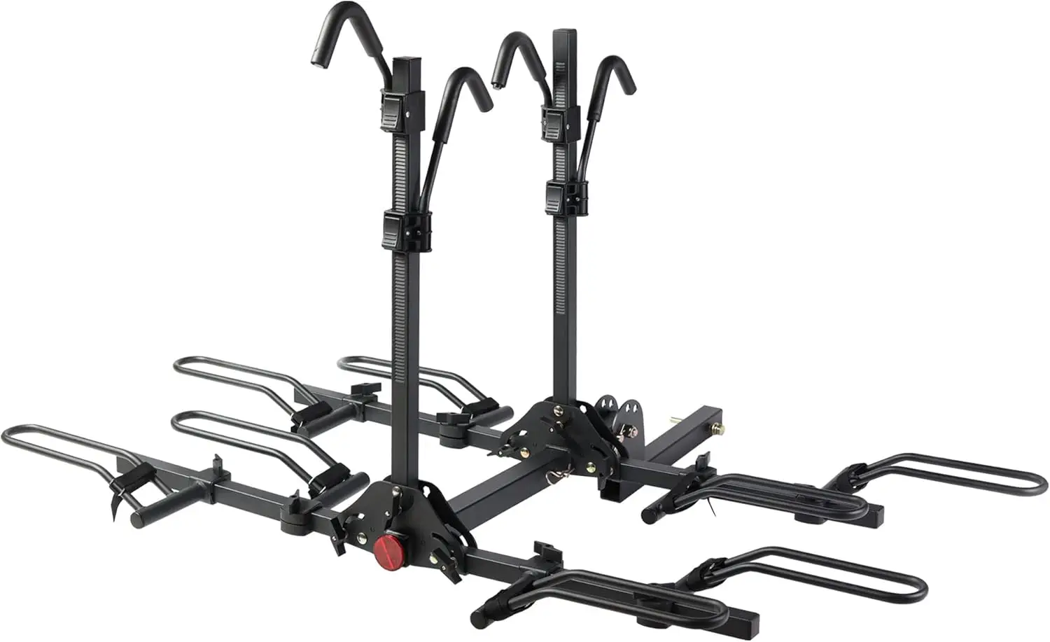 Suporte de plataforma para montagem em engate de rack de 4 bicicletas para carros, caminhões, minivans com receptor de engate de 2 ", 4 bicicletas x 40 libras (160