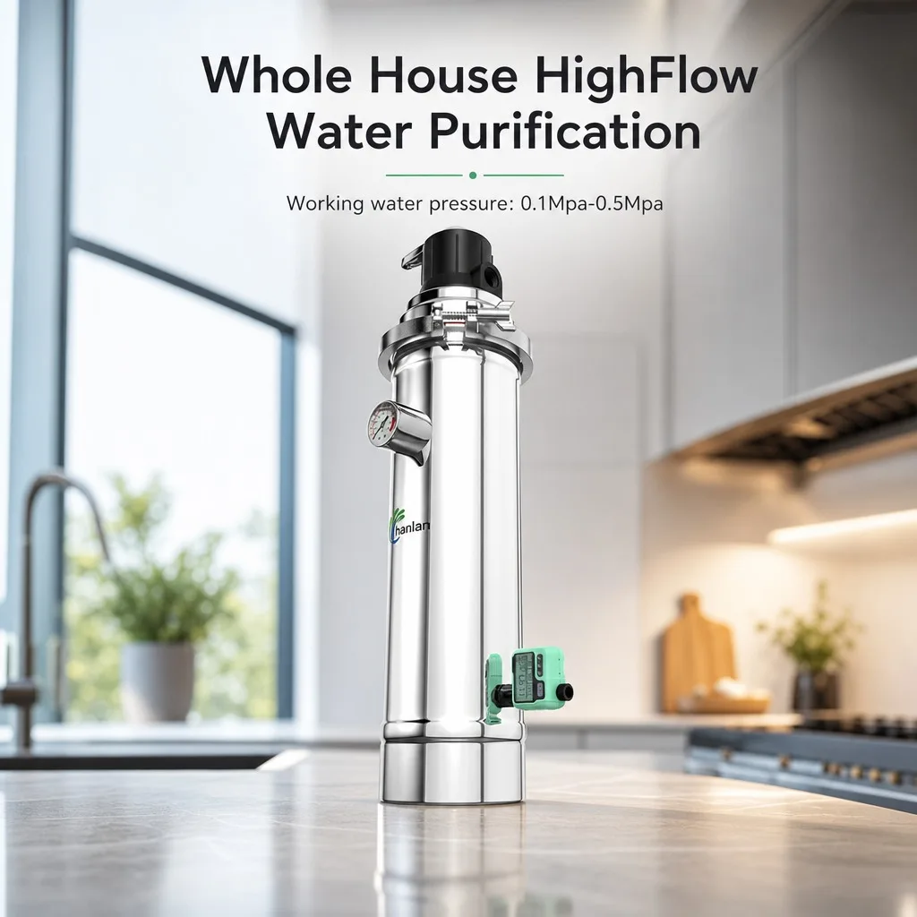 

Professional Hollow Fiber Ultrafiltration Water Purifier 304 Stainless Steel 0.01 Micron External Pressure Washable Filter