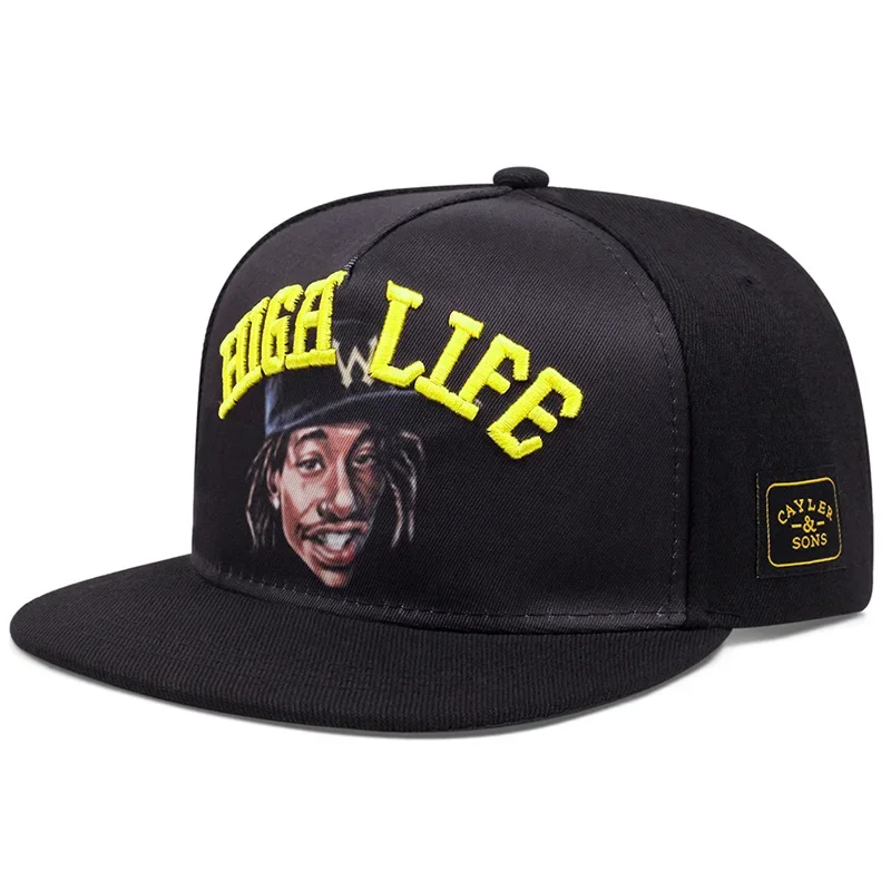 New High Quality Luxury male Era Women Men\'s HipHop Sun Hats Flat Top Baseball Cap Adjustable Snapback Gorras Hombre Sports Hat