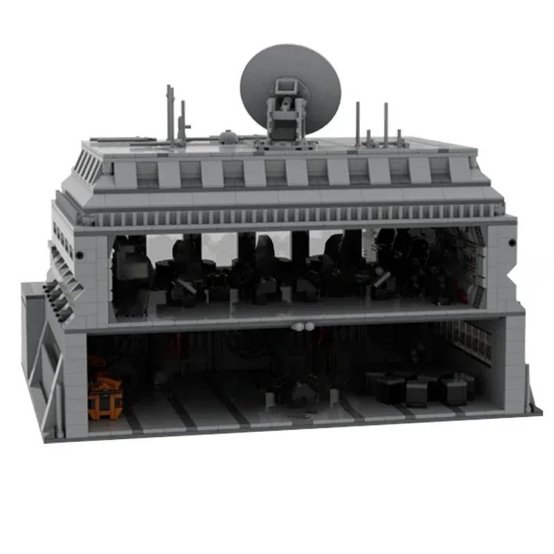 Modelo de película estrella, bloques de construcción Moc, Base militar, tecnología de fachada, bloques modulares, regalos, juguetes de Navidad, conjuntos DIY de montaje