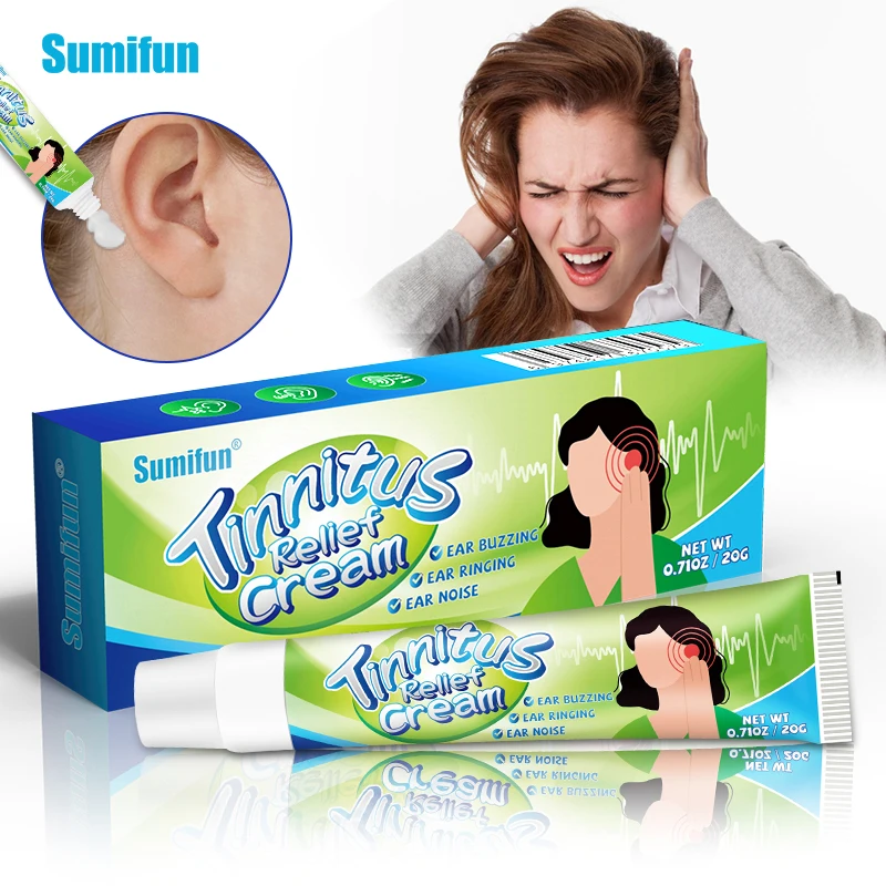 

20g Sumifun Ear Pain Relief Medical Ointment Tinnitus Treatment Cream Itchy Headache Deaf Improve Protect Hearing Loss Body Care