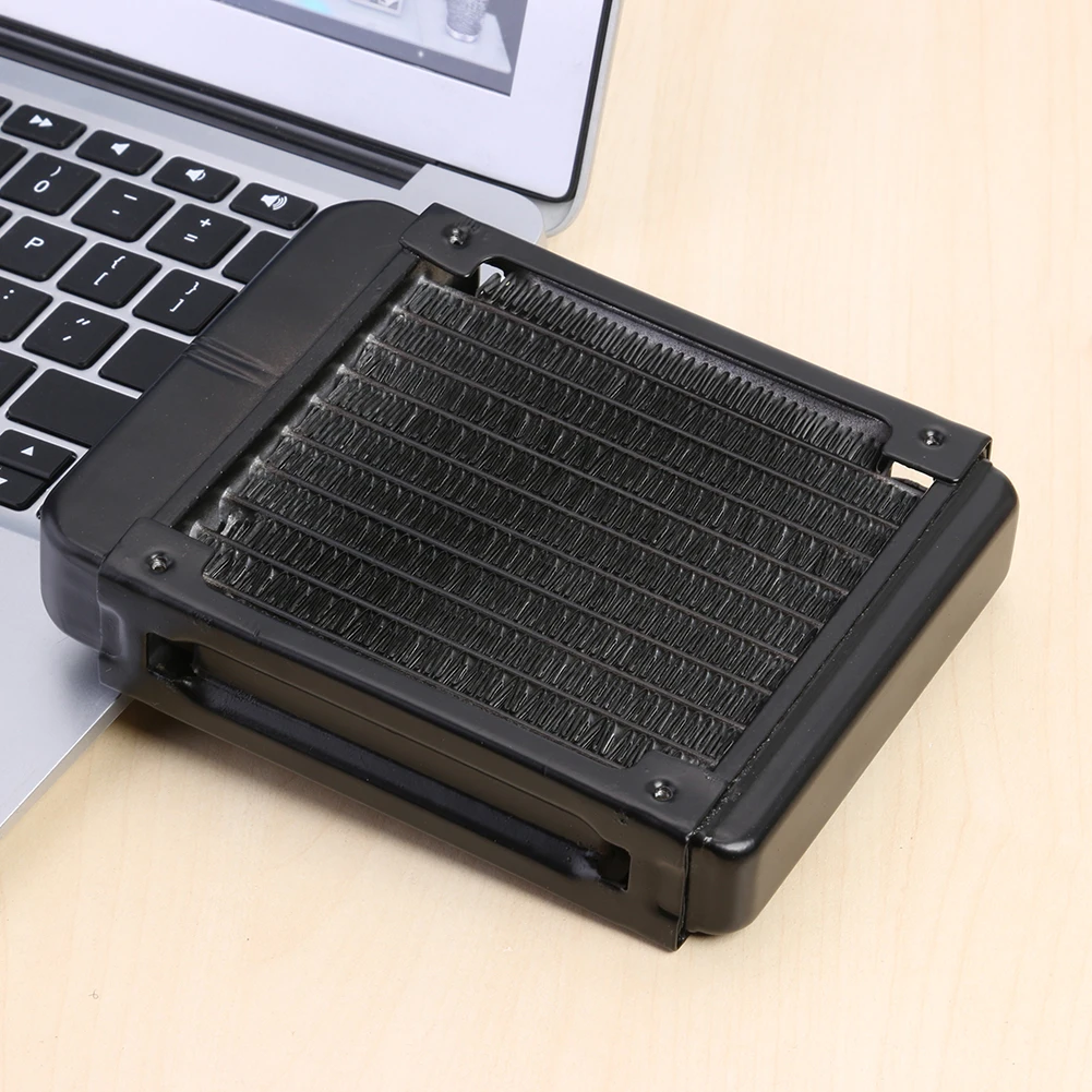 

120mm Water Cooling Radiator G1/4 Thread Water Cooling Heat Exchanger Radiator 10 Pipe Computer PC Water Cooling System Part