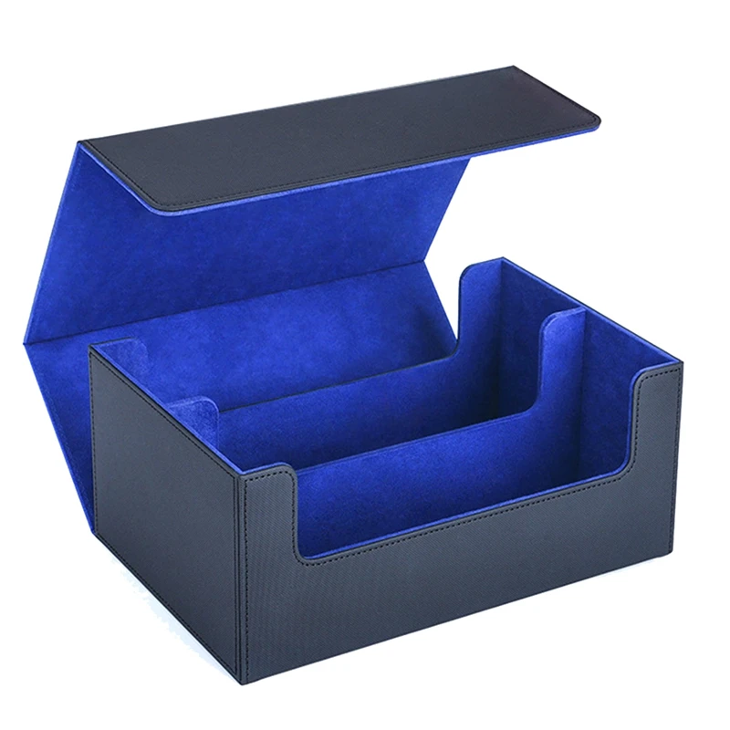 Multifunction Card Box Portable Card Case Organizer Storage Box Top Side-Loading Deck Case Game Cards Hobbies