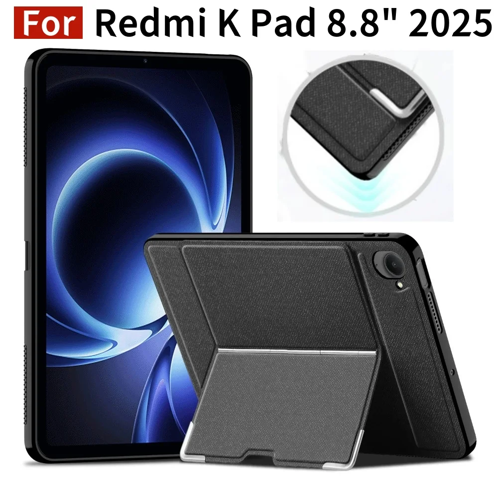 

For Xiaomi Redmi K Pad 2025 Case 8.8 inch Tablet Stand Case Funda For Redmi K Pad 8.8" Back Cover Shell Protective Case