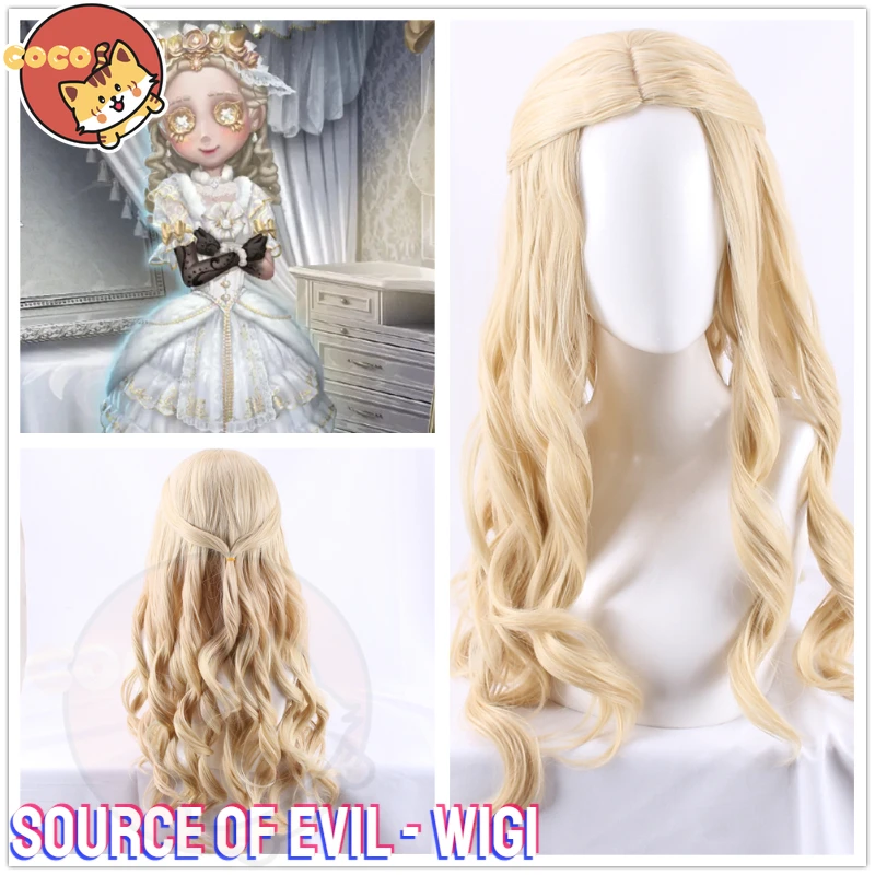 Identity V Source of Evil Little Girl Cosplay Wig Source of Evil Cosplay Wig Memory Dorothy Cosplay Wig Long Gold Wig CoCos