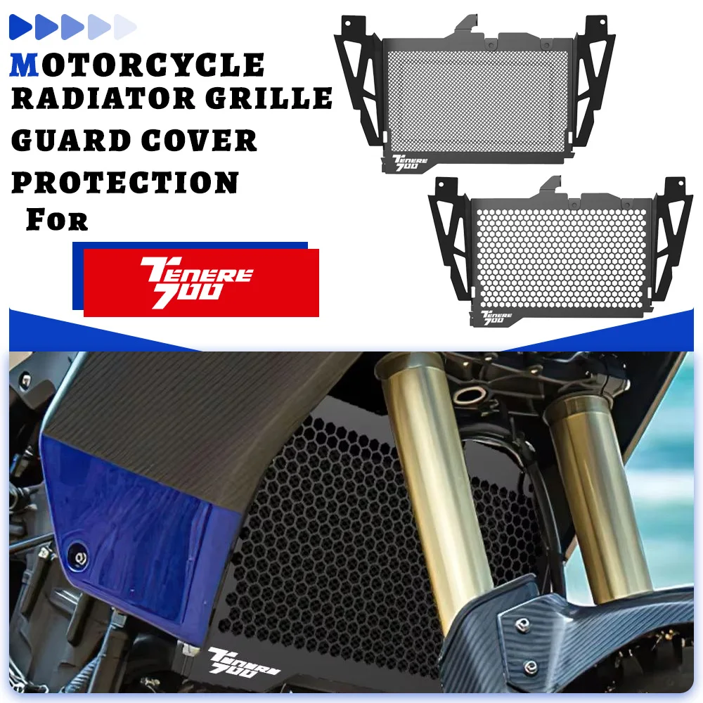 

FOR YAMAHA 700 Tenere 700 Tenere700 World Raid 2022 2023 Radiator Grille Guard Cover Protector Parts Motorcycles Radiator Guard